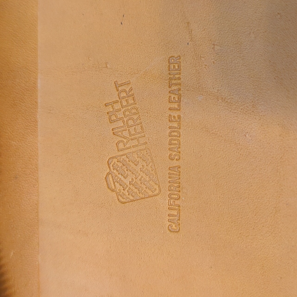 Ralph Herbert California Saddle Leather Briefcase Document Bag - Picture 10 of 10